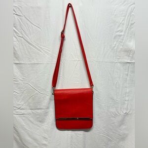 Red/Deep Coral Gold Crossbody‎ Bag